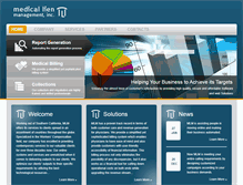 Tablet Screenshot of medicallienmgt.com